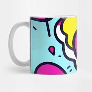 PopArt Heart Ice Cream Sandwich Mug